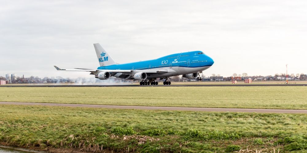 KLM vliegtuig