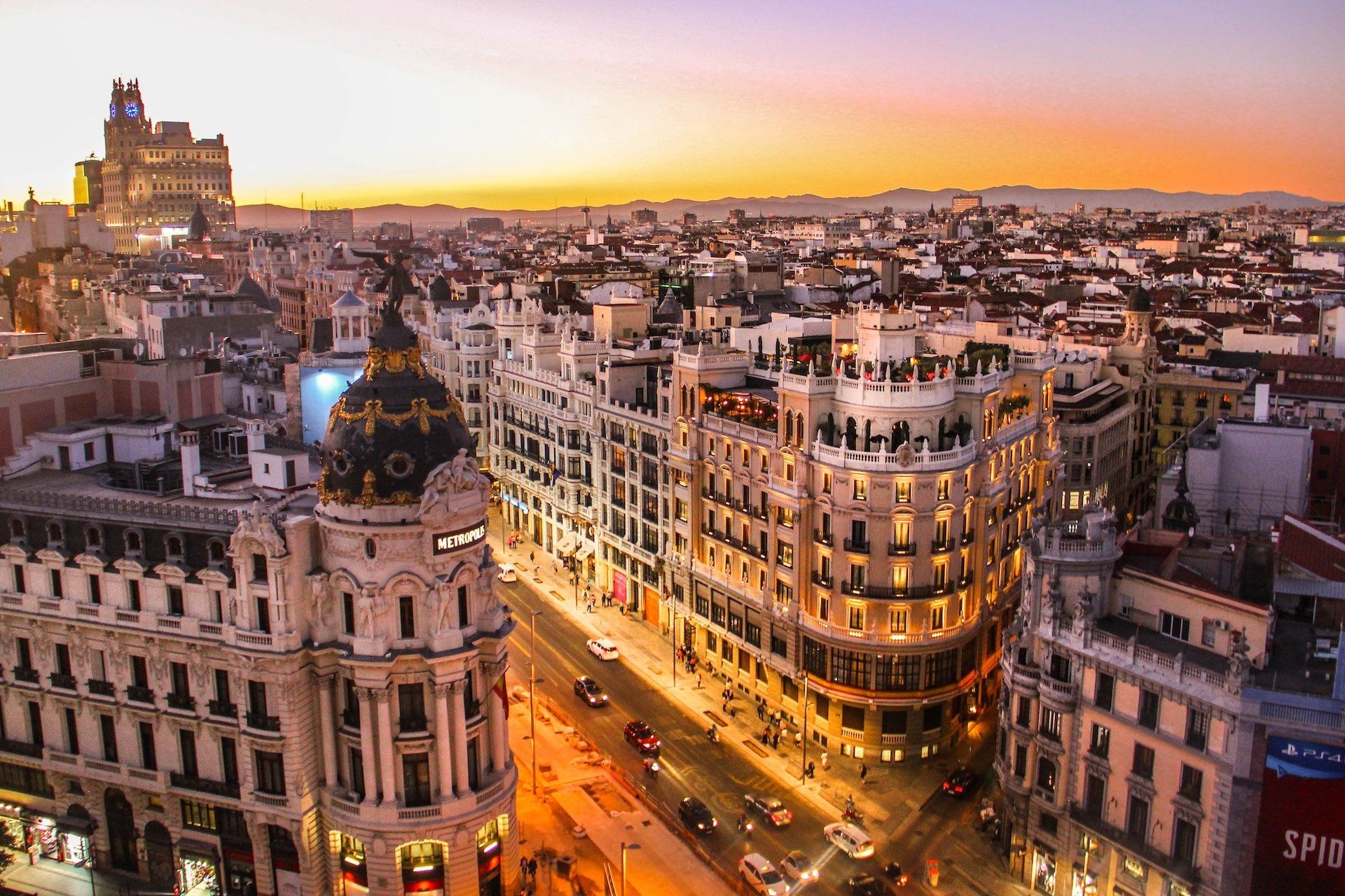 Uitzicht over Madrid (stad)
