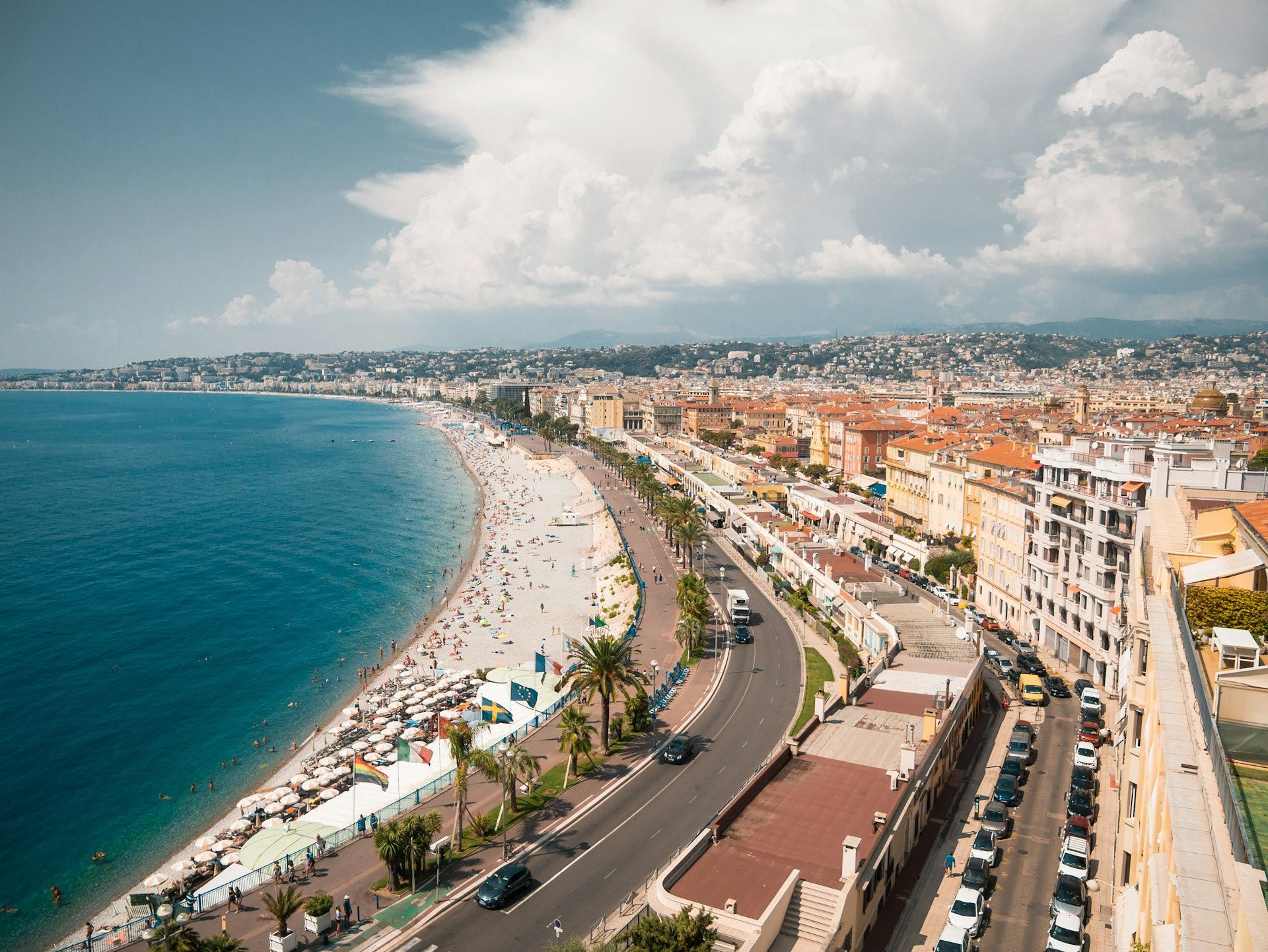 Strand in Nice