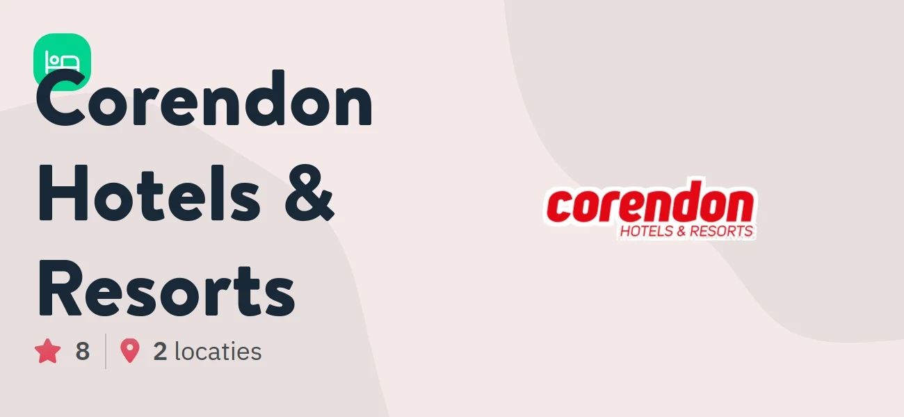 Alle Corendon Hotels & Resorts hotels waar je kunt betalen met een ...