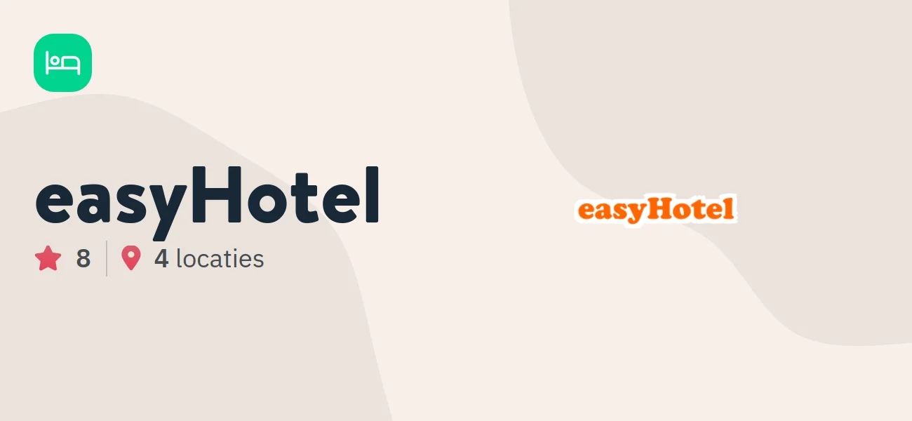 Alle easyHotel hotels waar je kunt betalen met een creditcard