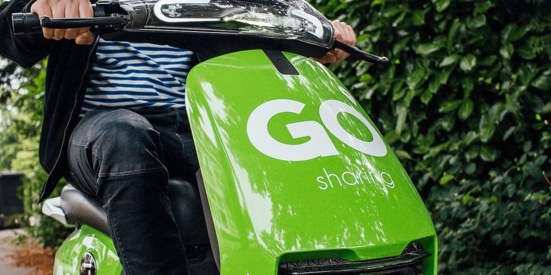 Elektrische scooter huren met een creditcard bij GO Sharing (review)
