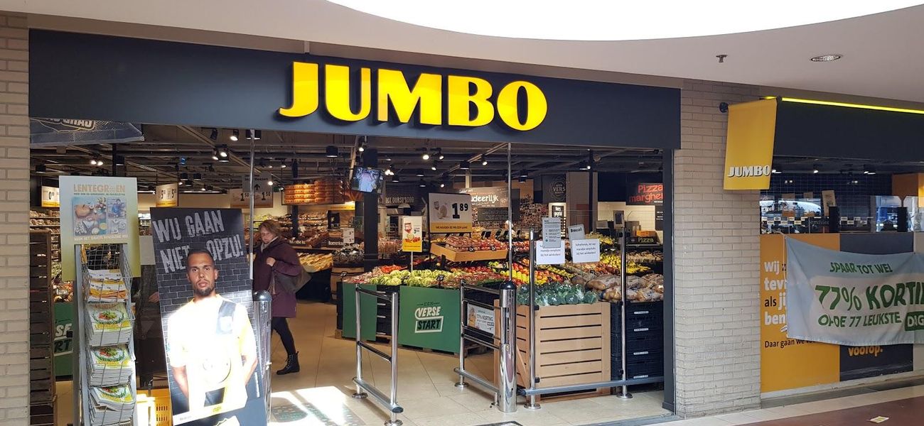 Bij Jumbo in Breda (Cypresstr.) betaal je met creditcards van American