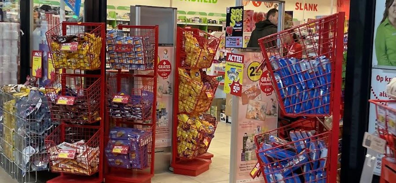 Bij Kruidvat in Tiel (Westledeplein) betaal je met creditcards van