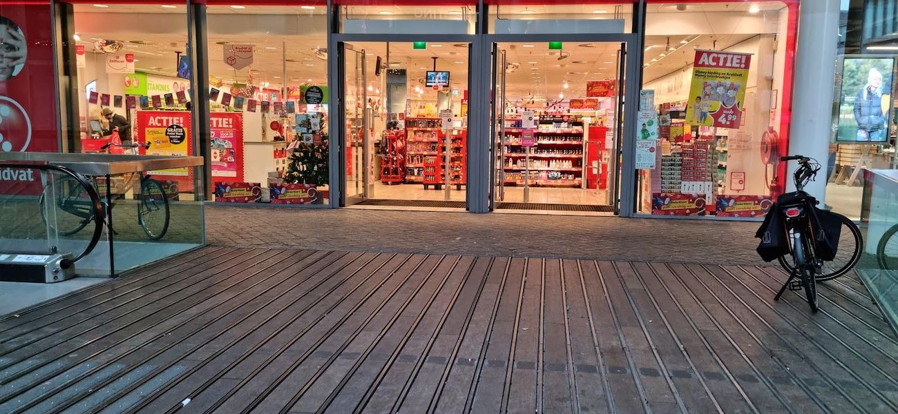 Bij Kruidvat in Maastricht (Mosae Forum) betaal je met creditcards van American Express