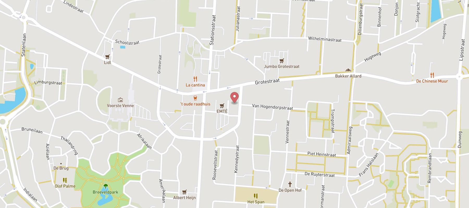 Shoeby - Drunen map