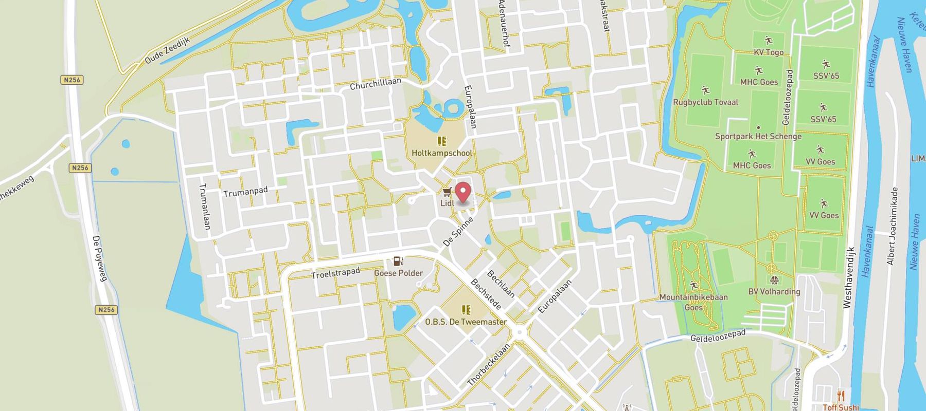 Kruidvat map