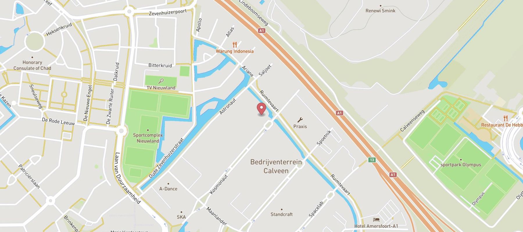 Bo-Rent Amersfoort map