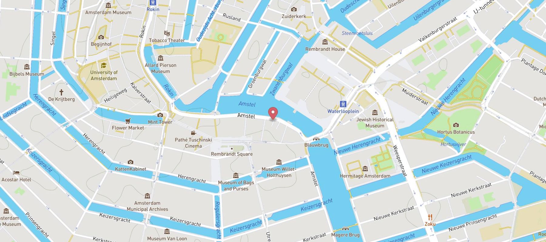Eden Hotel Amsterdam map
