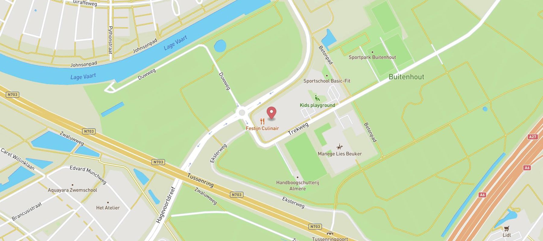 Restaurant Festijn Culinair map