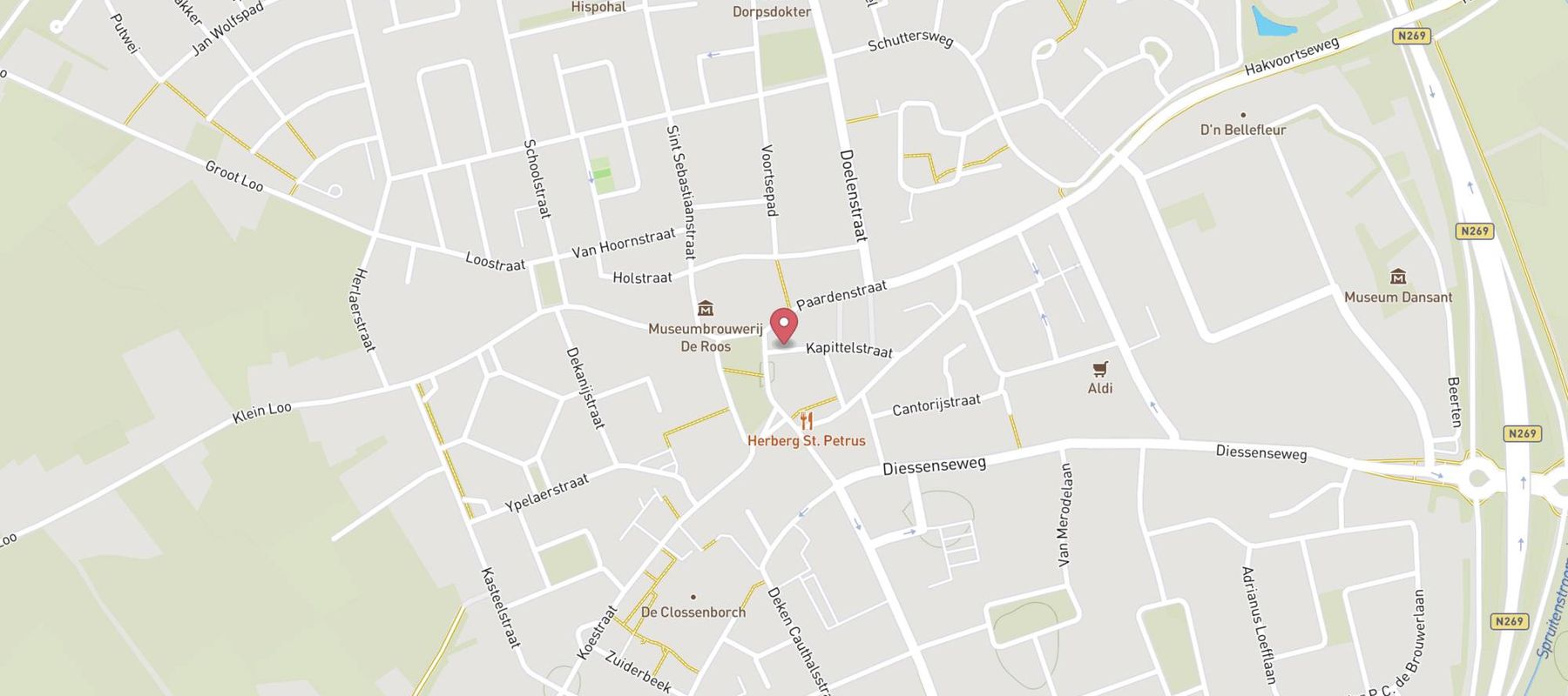 Restaurant Pikaar map