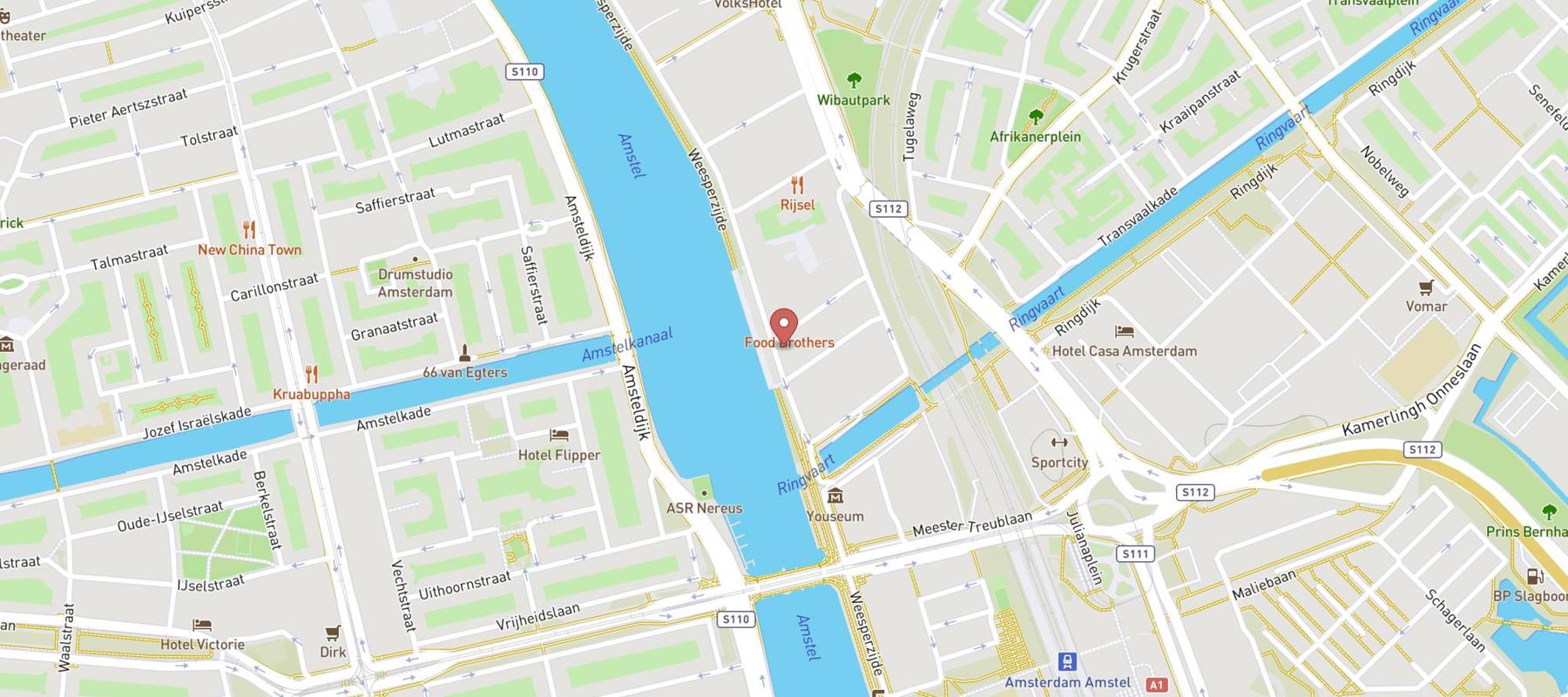 Café-Restaurant Hesp map