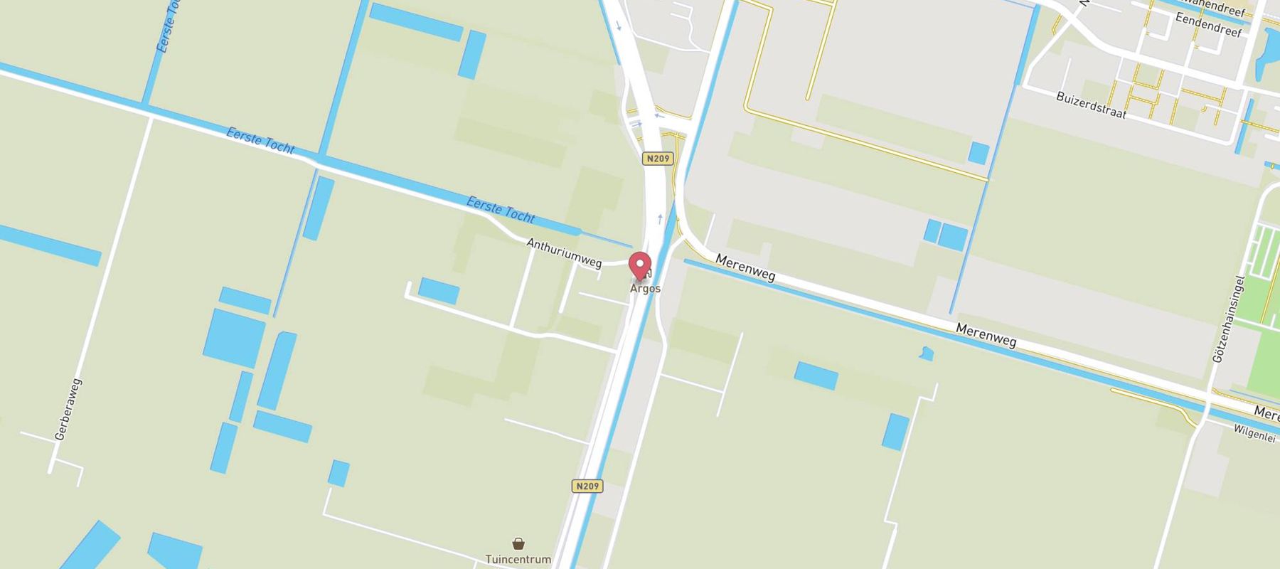 Argos Bleiswijk Hoekeindseweg map