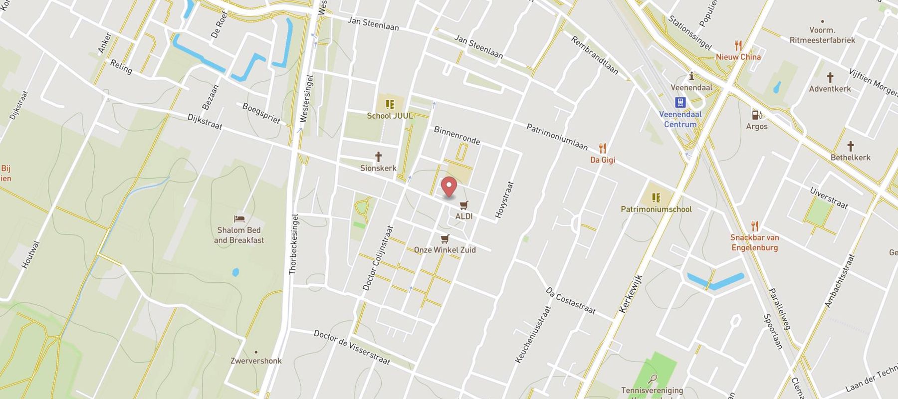 Jumbo Huibers Bruïneplein map