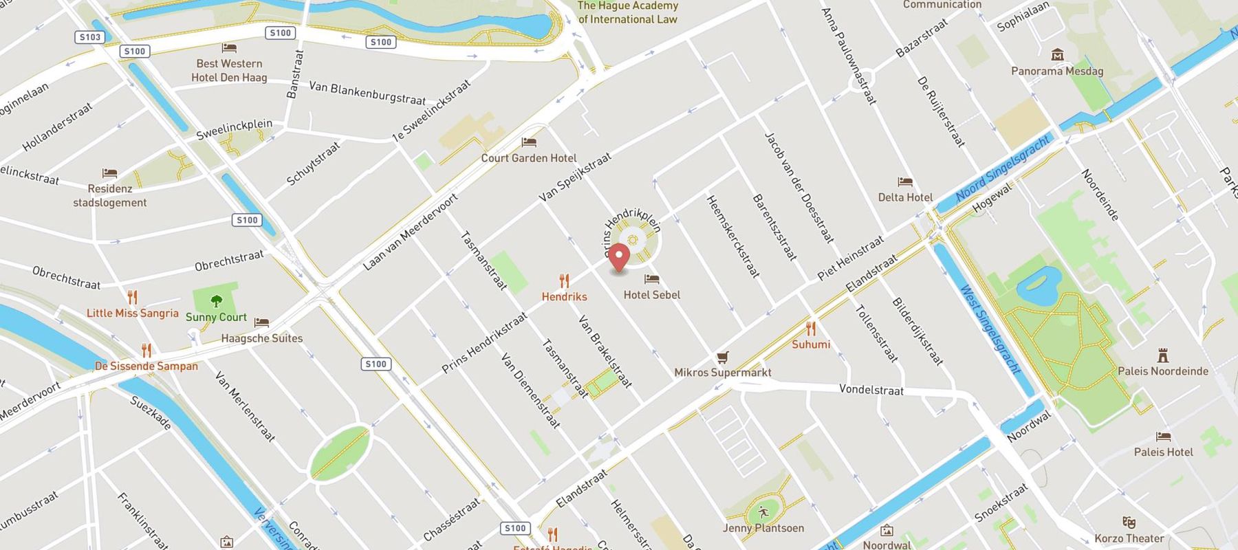 Gastropub Van Kinsbergen map