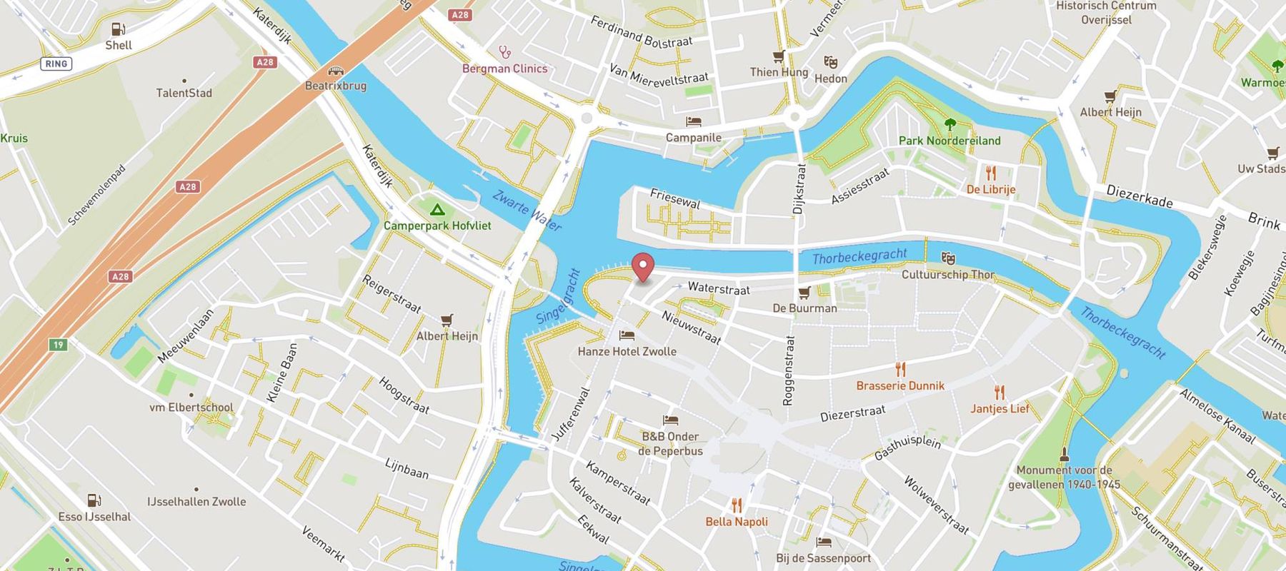 Restaurant Bokkers te Buiten map