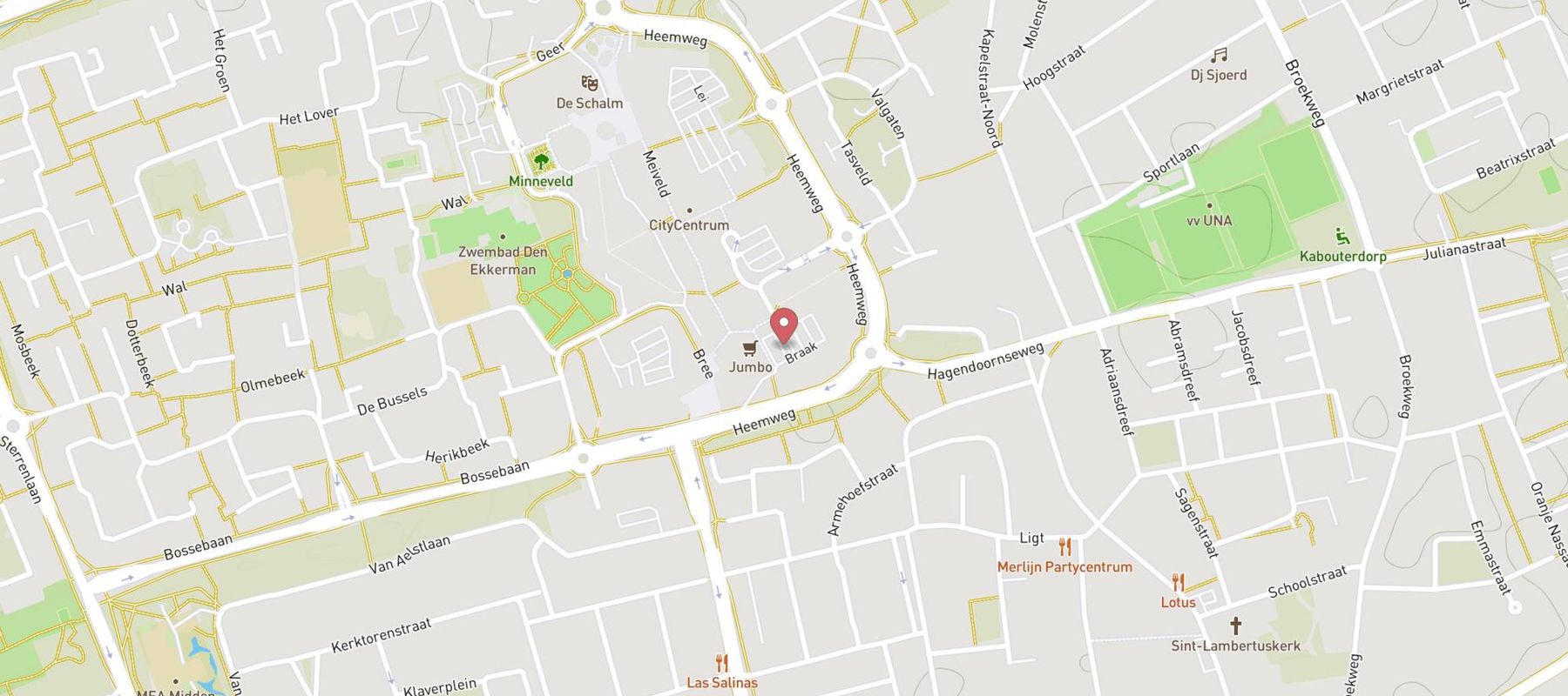 Parkeerterrein Braak-Zuid map