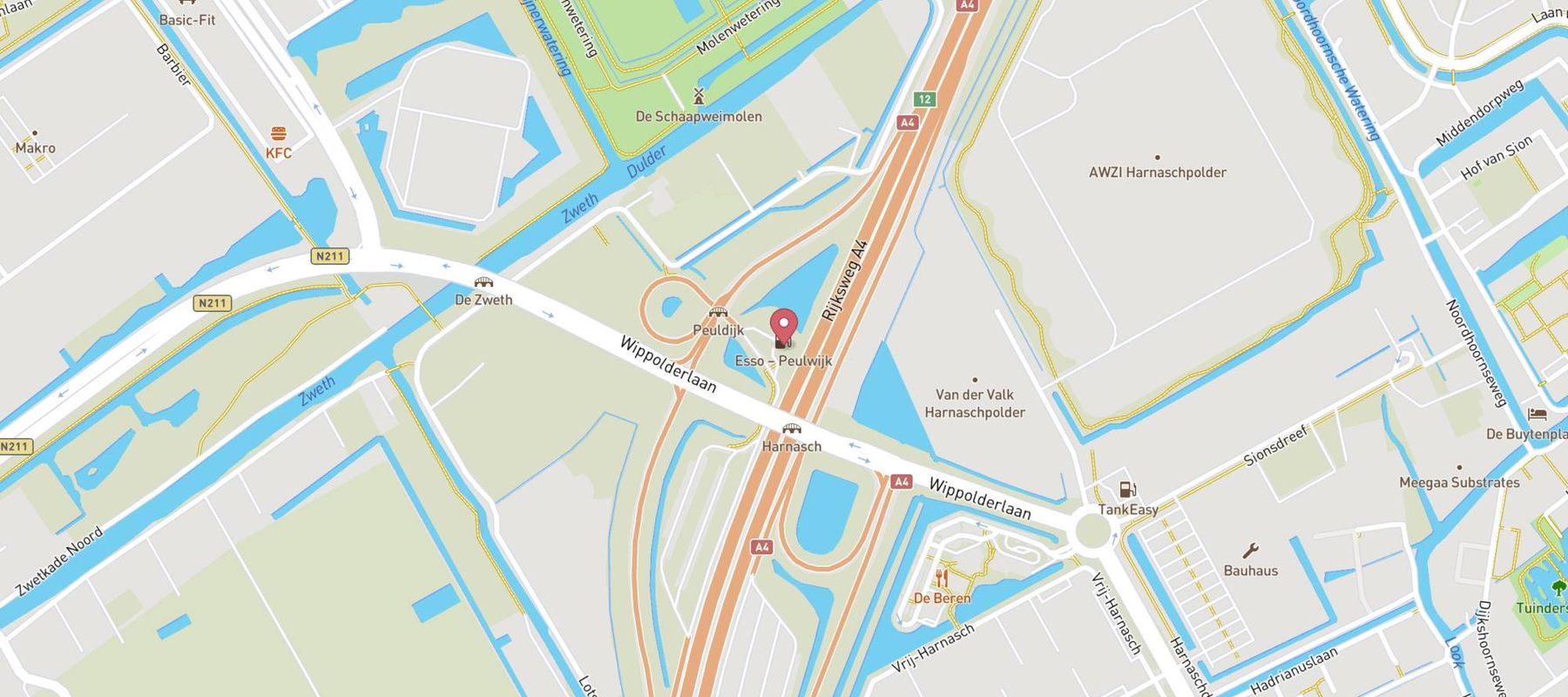 SPAR express Den Hoorn Peulwijk map