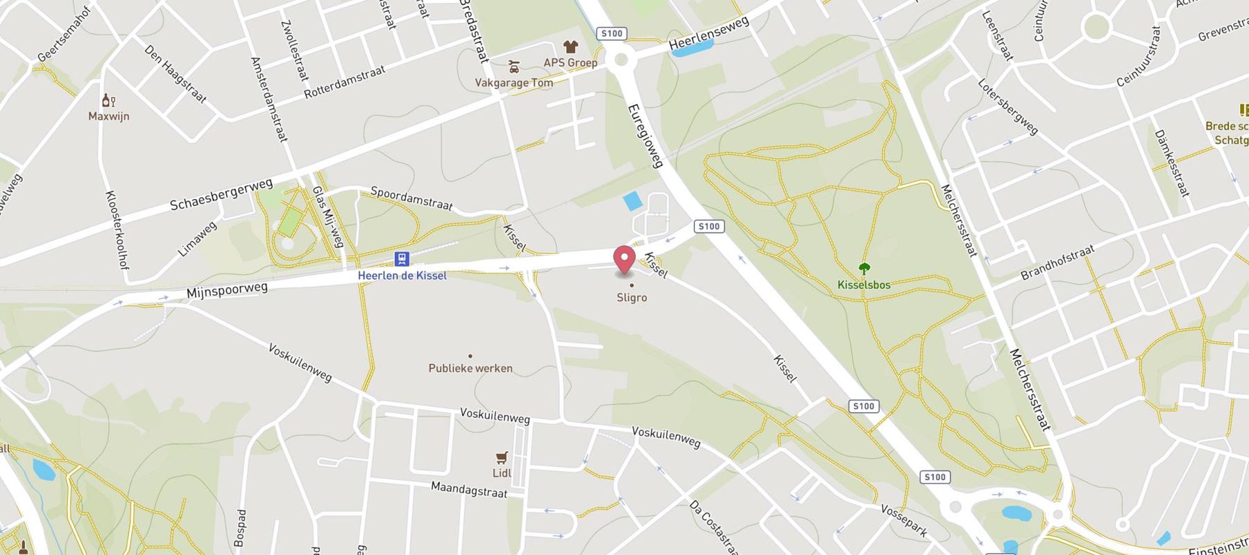 Sligro Heerlen map