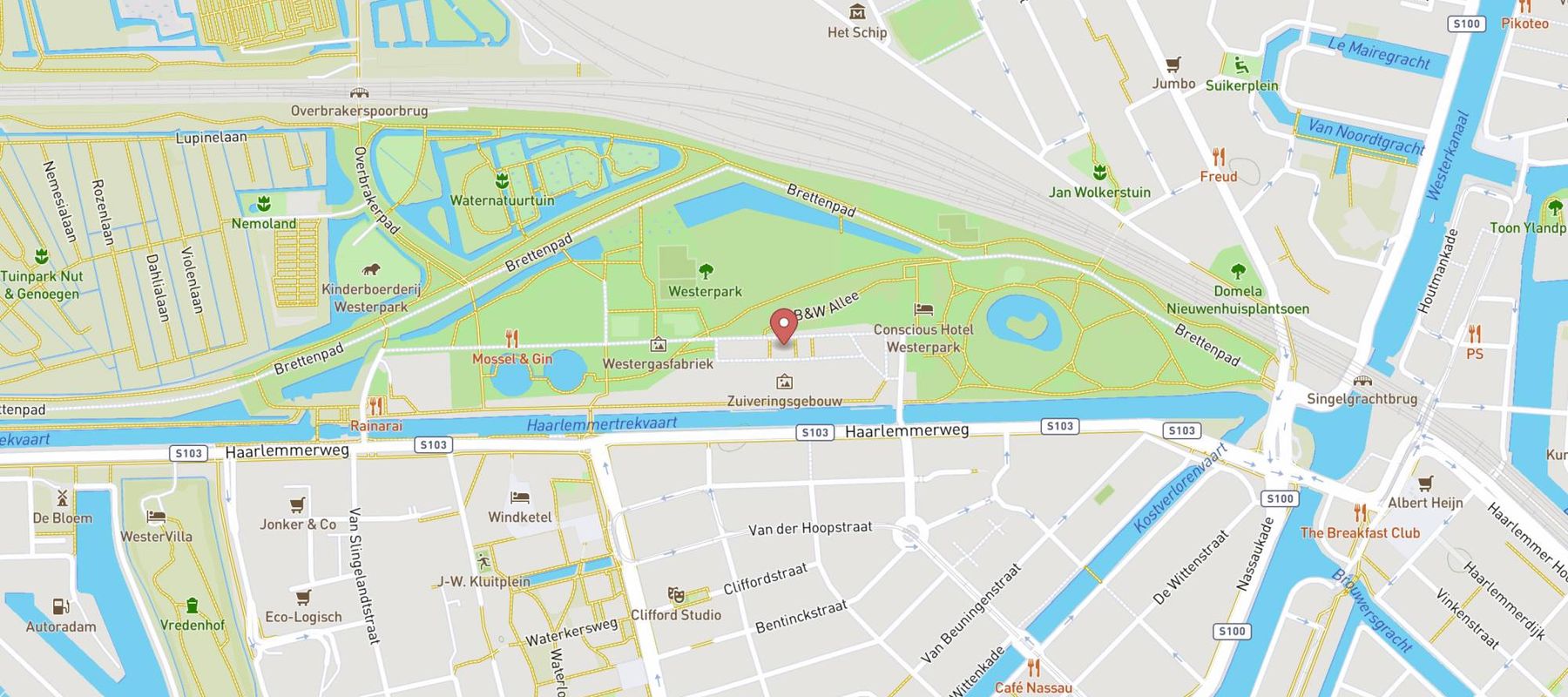 Cantine de Caron map