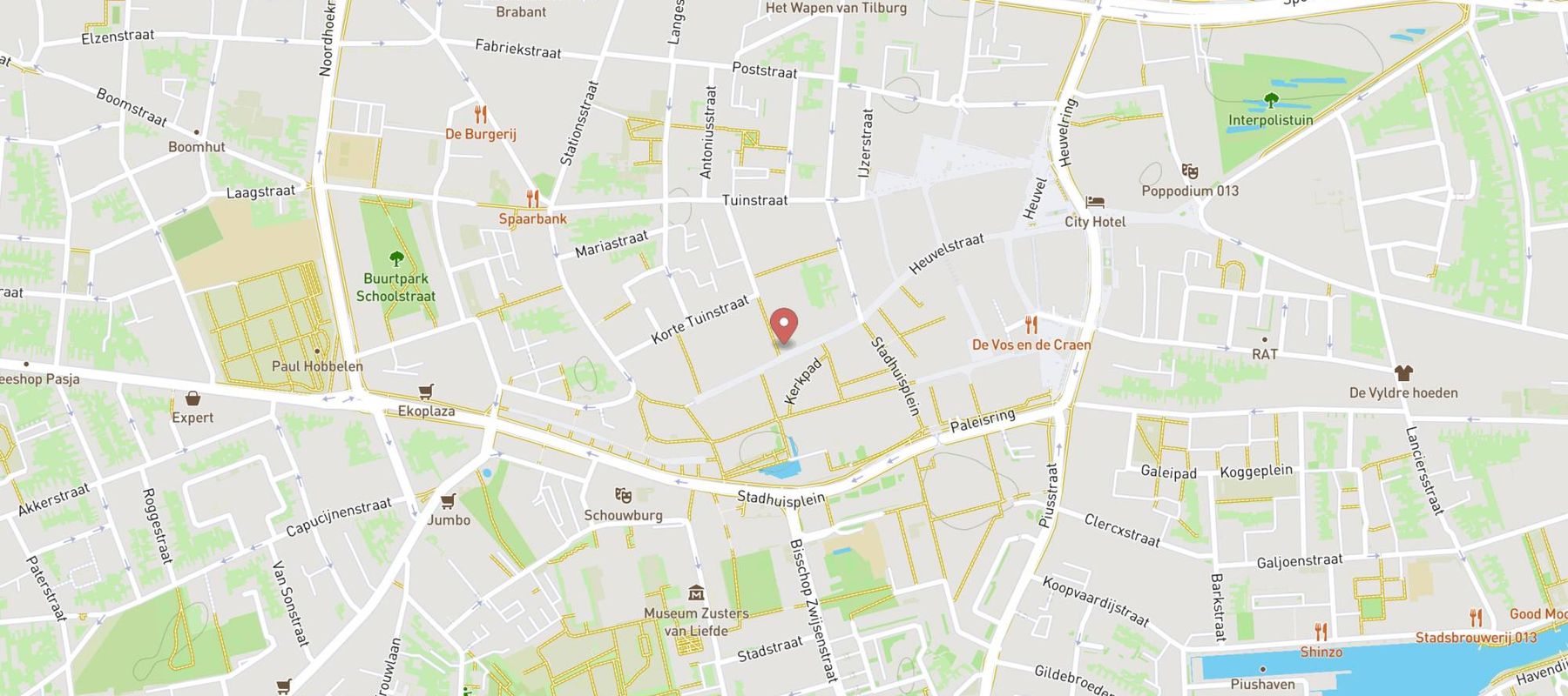 Bakker Bart Tilburg map