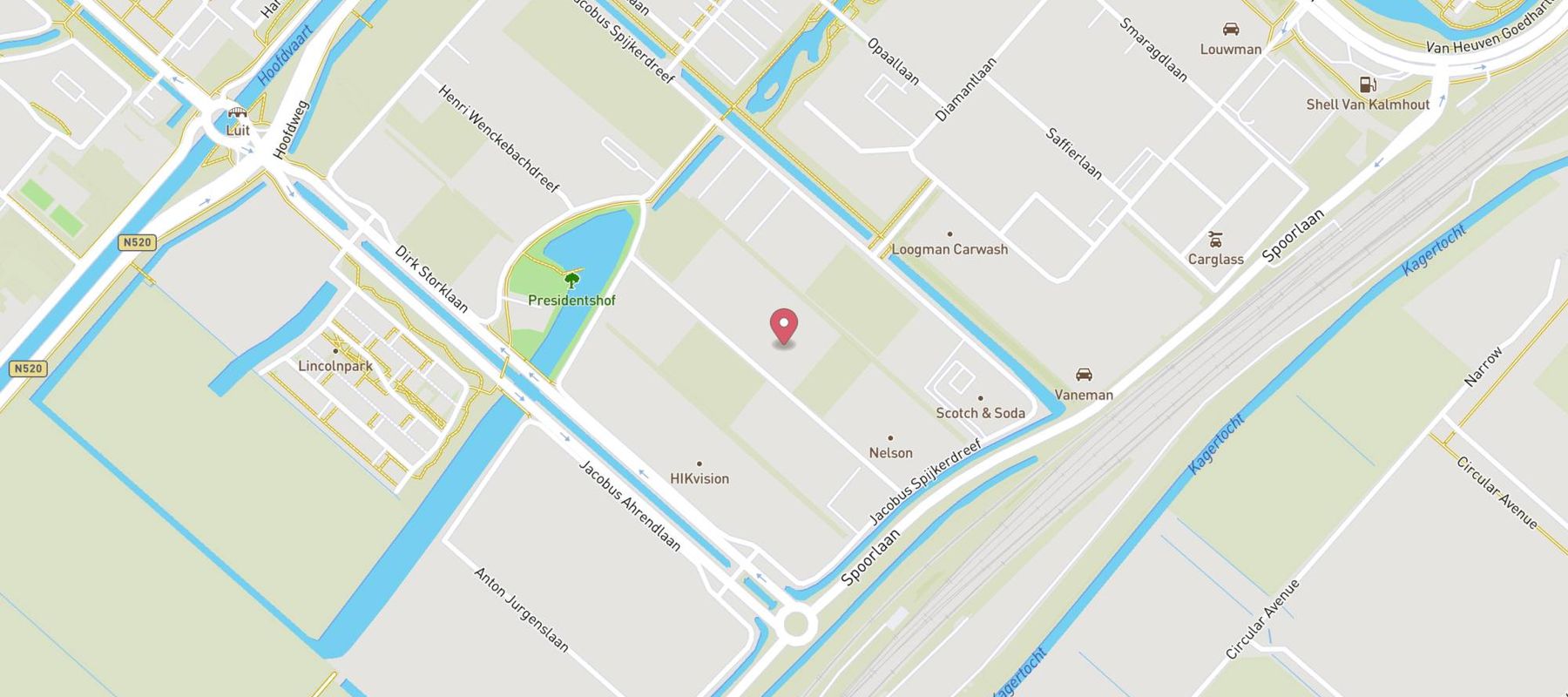 Bouwmaat Hoofddorp map