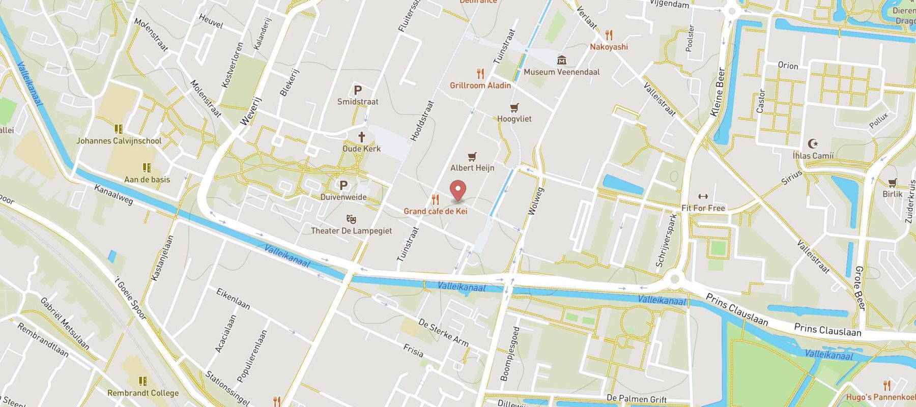 Hans Anders Opticien Veenendaal Centrum map