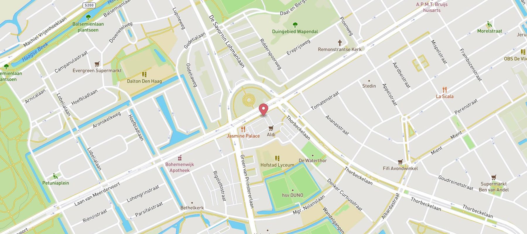 Blokker Den Haag De Savornin Lohmanplein map