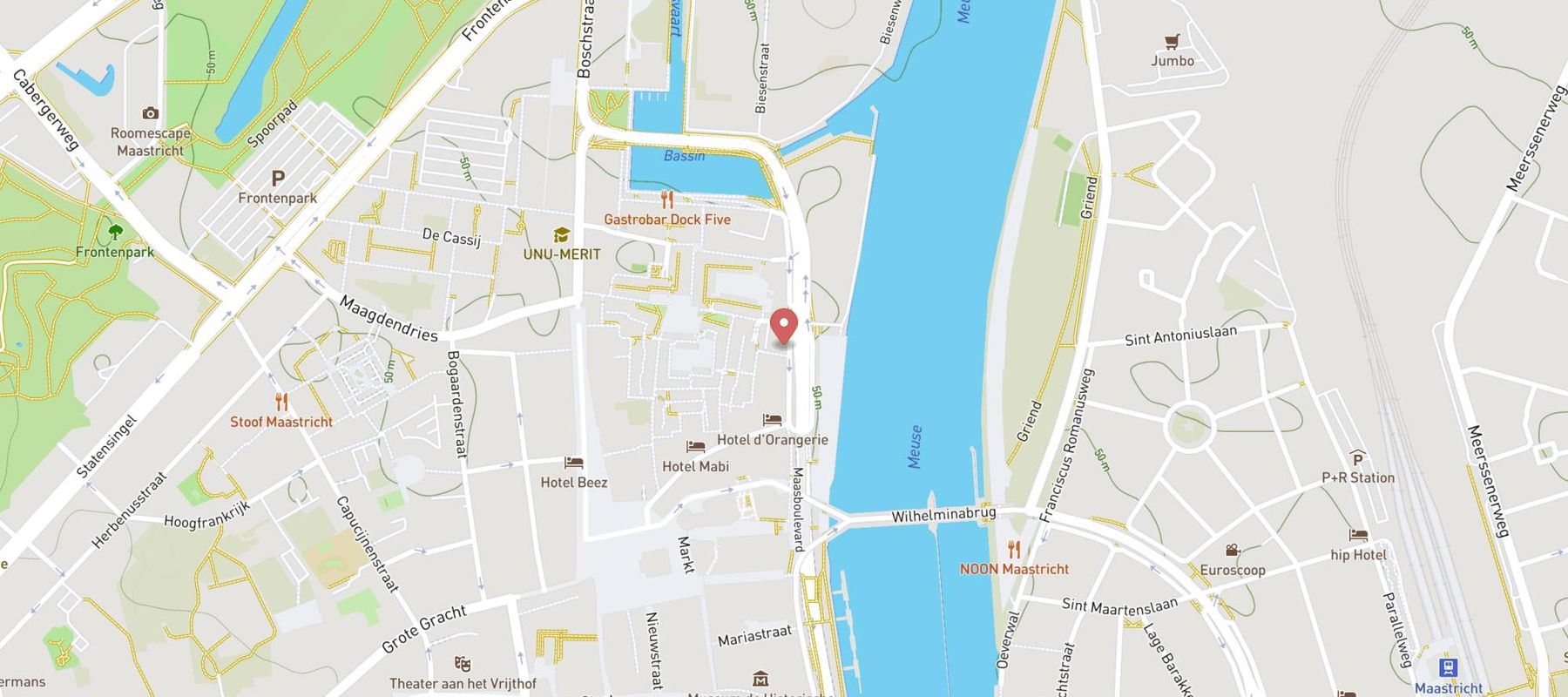 Amrâth Hotel Bigarré map