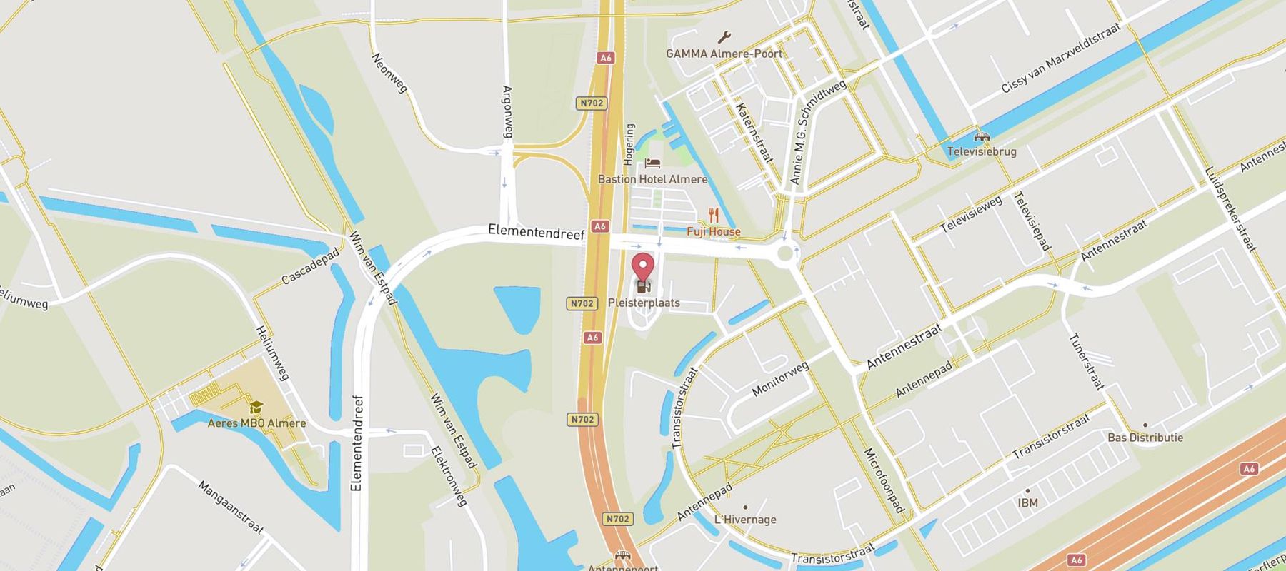 SPAR express Almere Hogering map