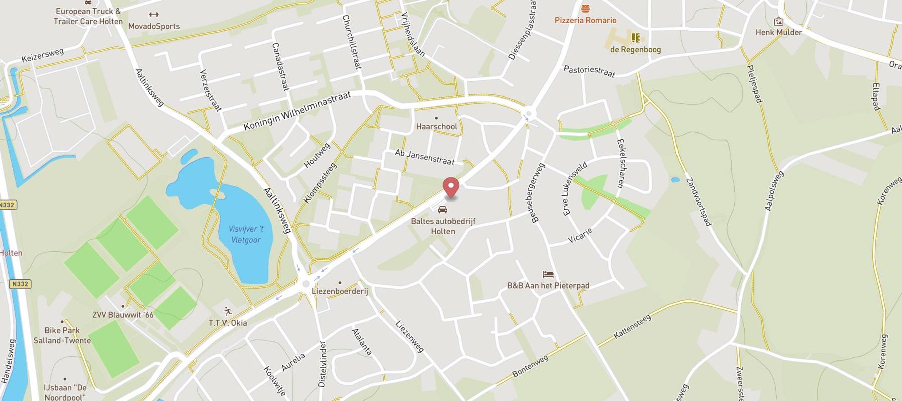 Tamoil Express Holten map