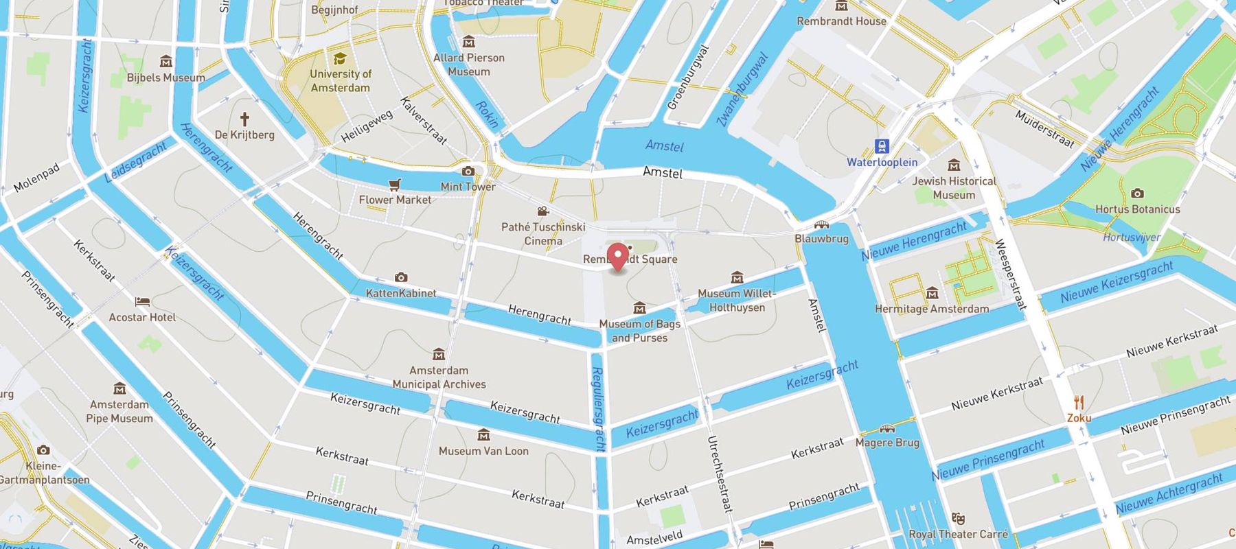 Rembrandt Square Hotel map