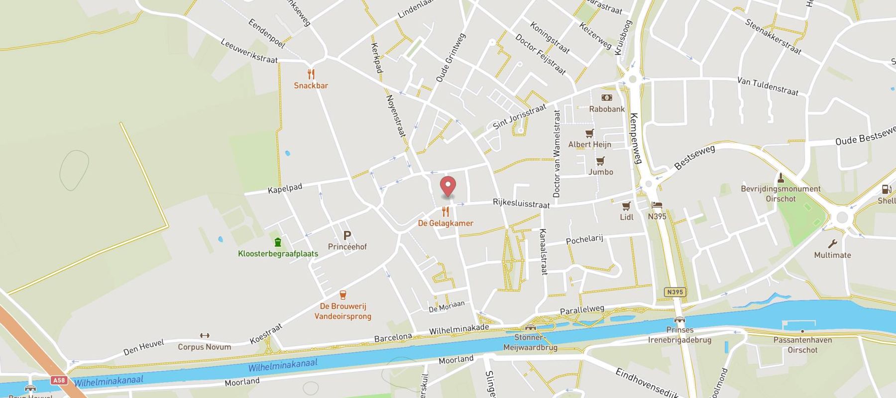 Restaurant La Fleurie map