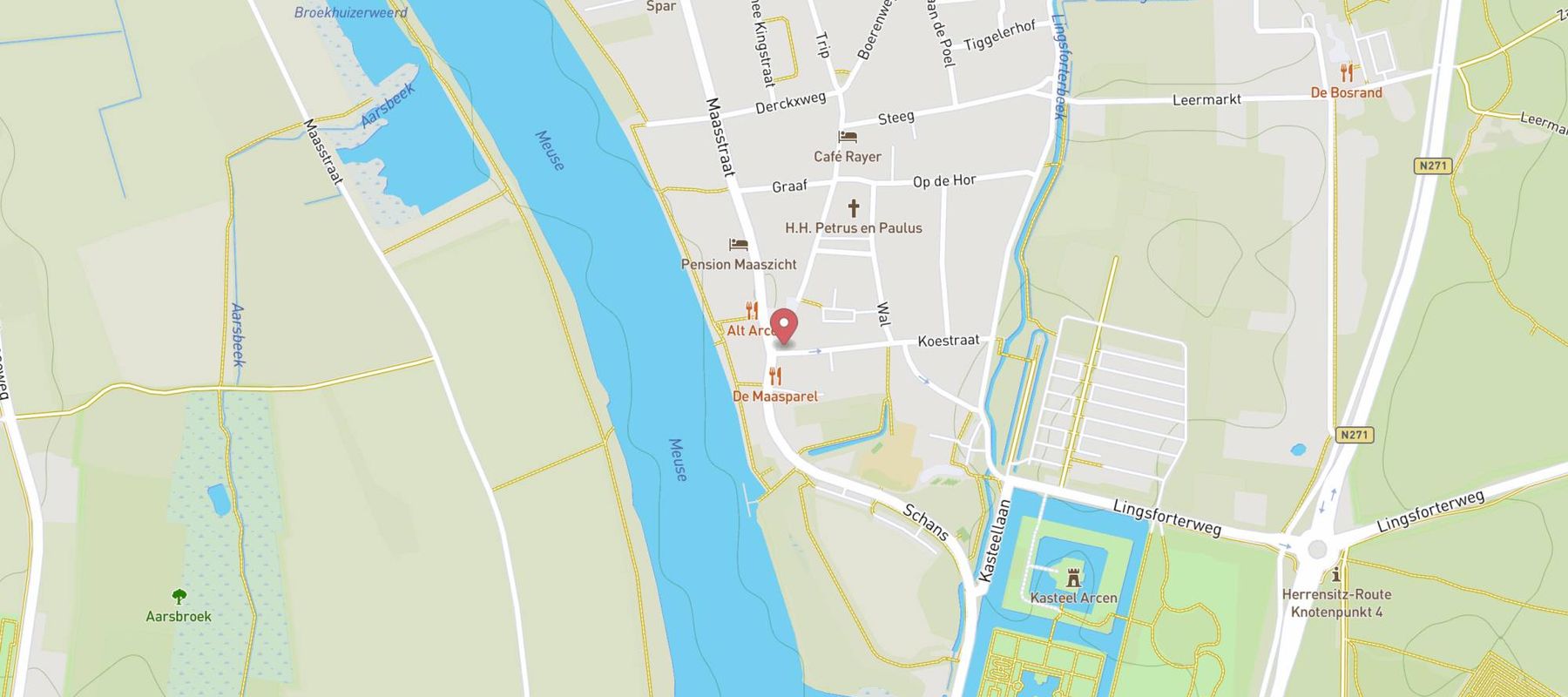 VOF Lunchroom 't Zoete Genot map