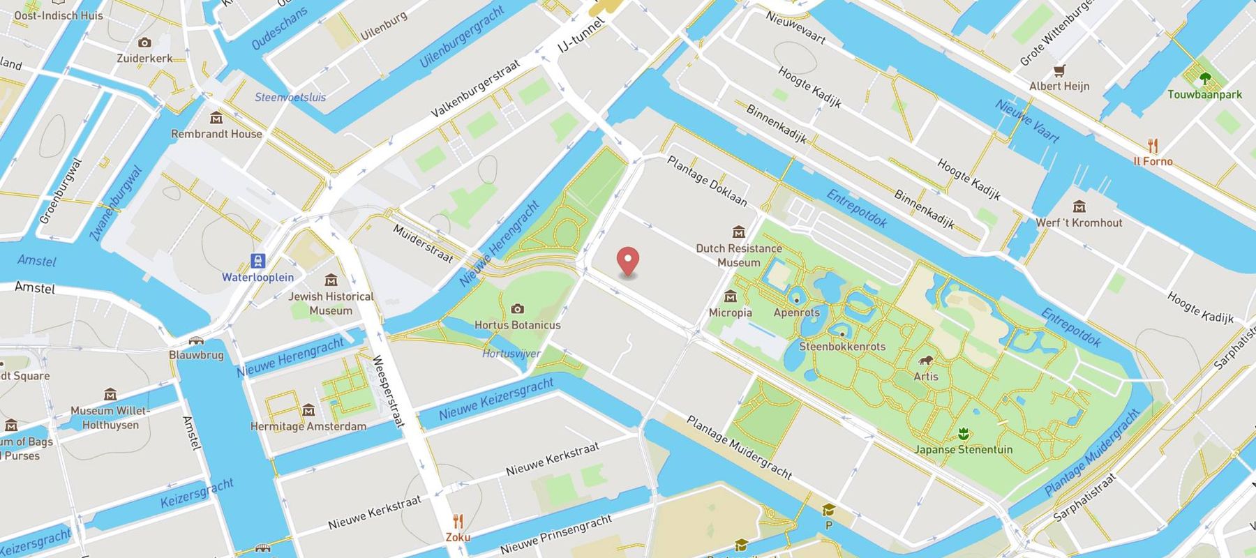 Hotel Rembrandt - Amsterdam map