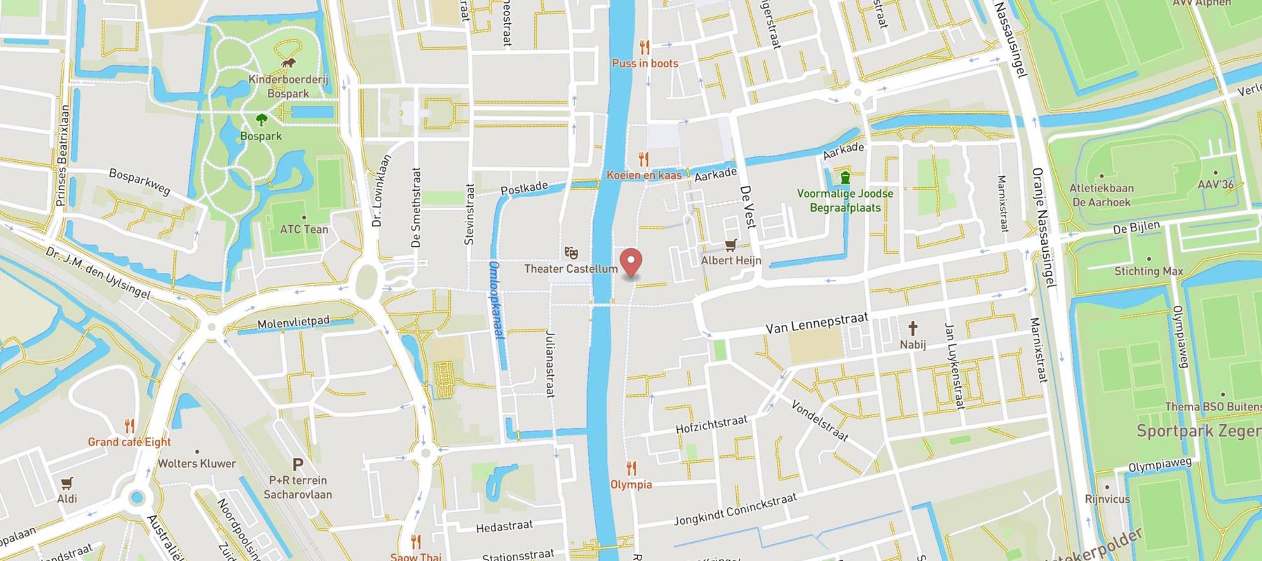 Pearle Opticiens Alphen aan den Rijn - Van Manderslootstraat map