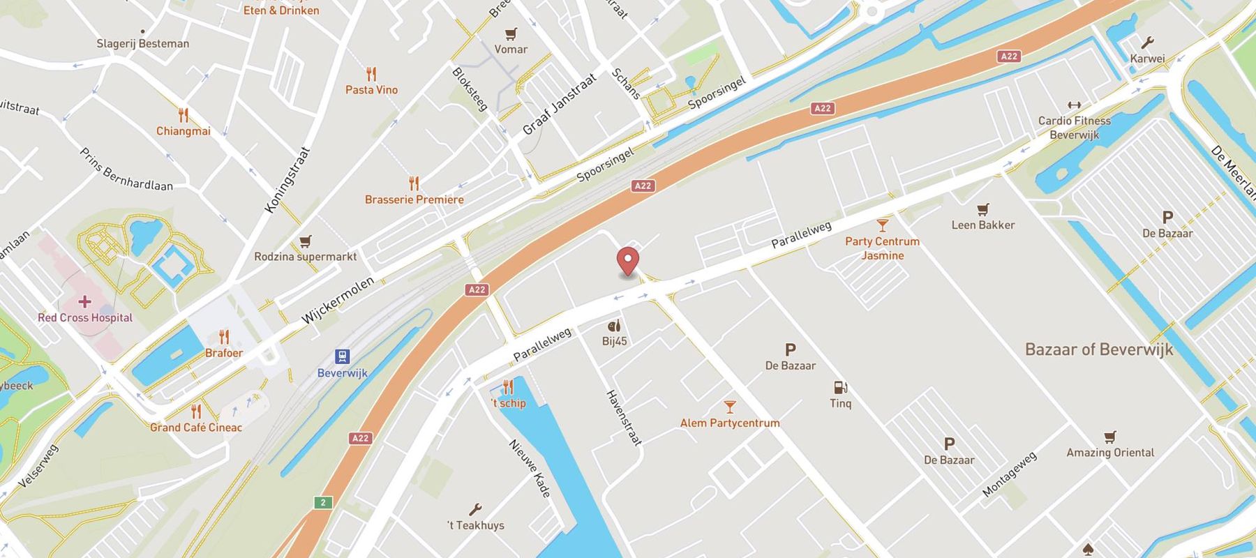 Woonexpress Beverwijk map