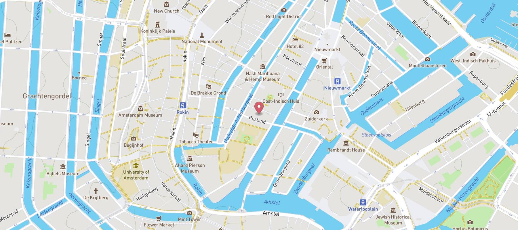 Radisson Blu Hotel, Amsterdam City Center map