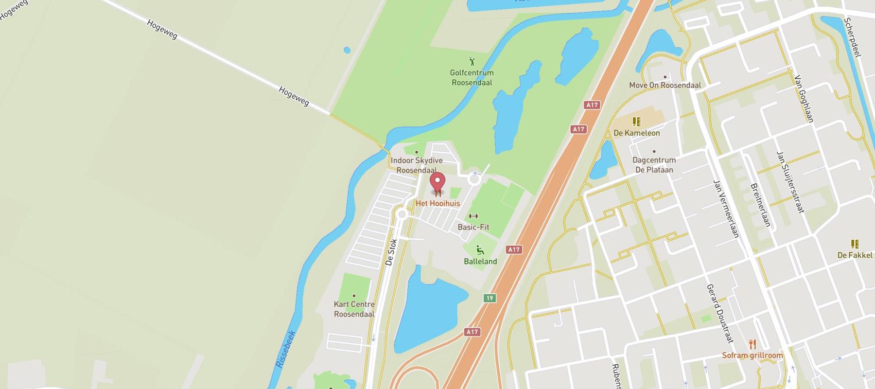 Restaurant Hooihuis map
