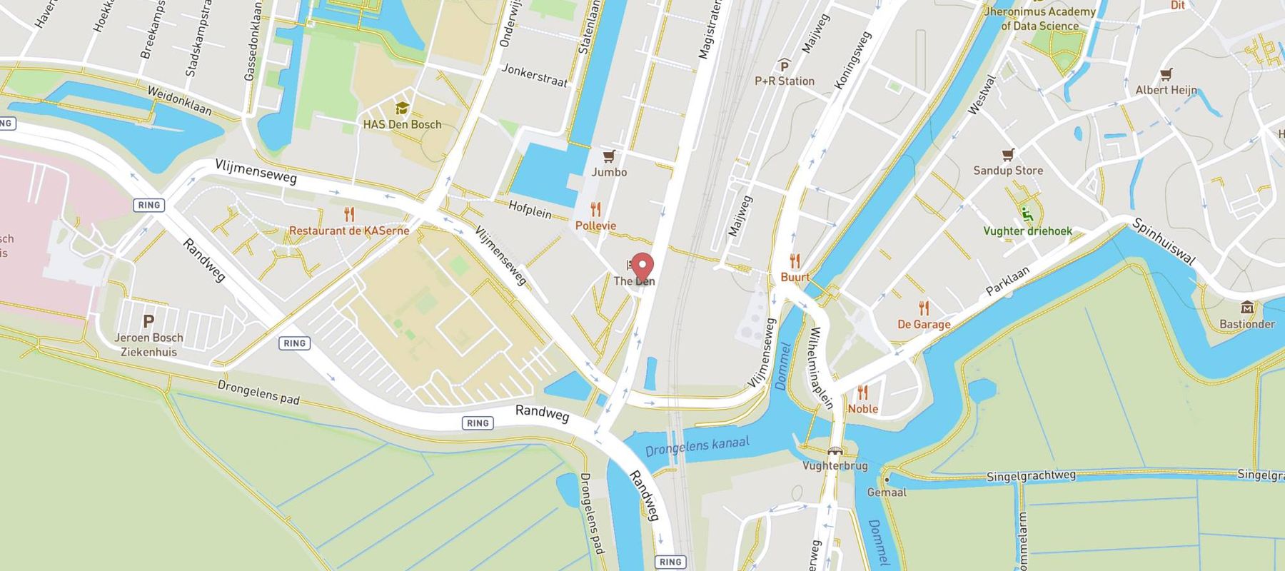 The Den, ‘s-Hertogenbosch, a Tribute Portfolio Hotel map
