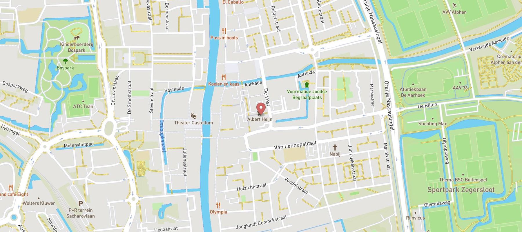HEMA Alphen aan den Rijn map