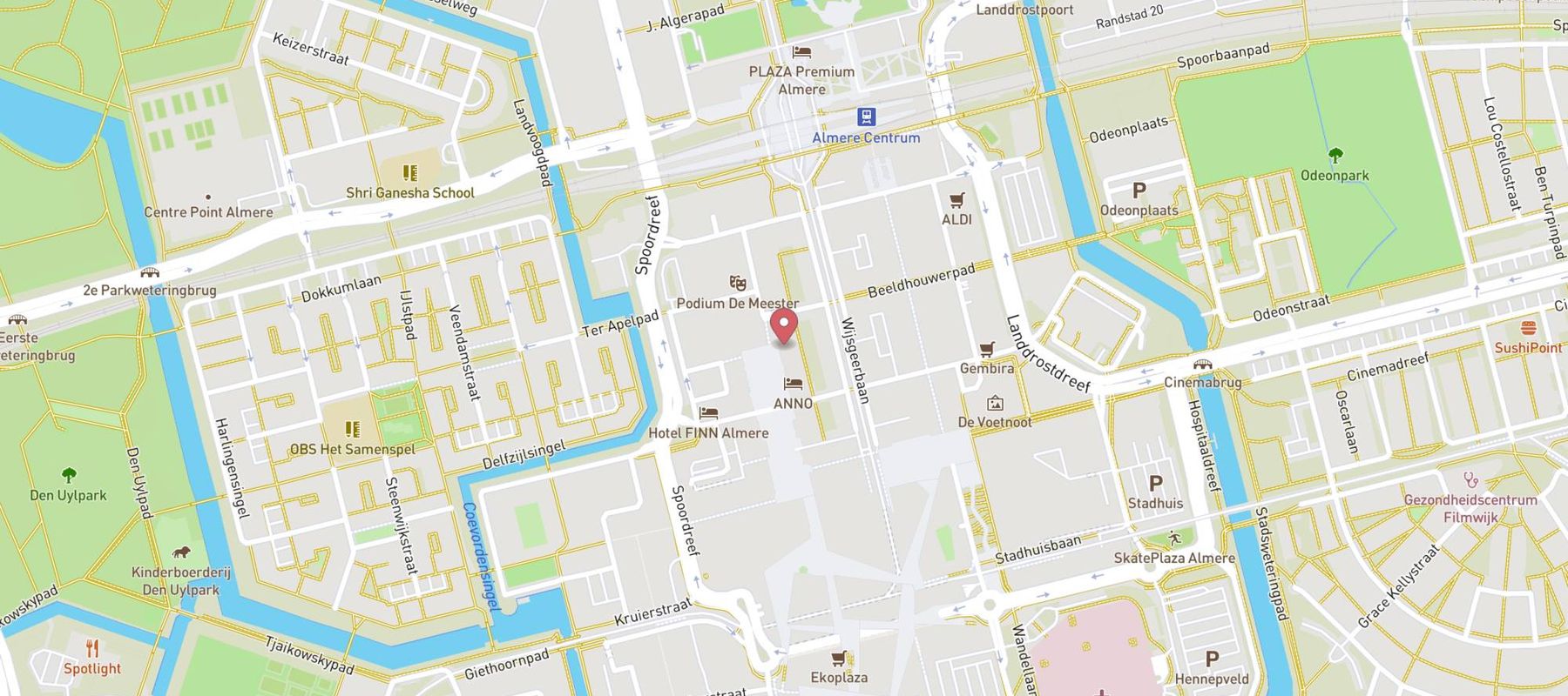 Almira - Steak and cocktails Almere map