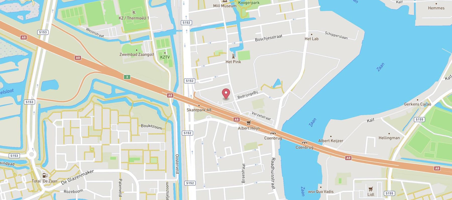 GAMMA bouwmarkt Koog aan de Zaan map