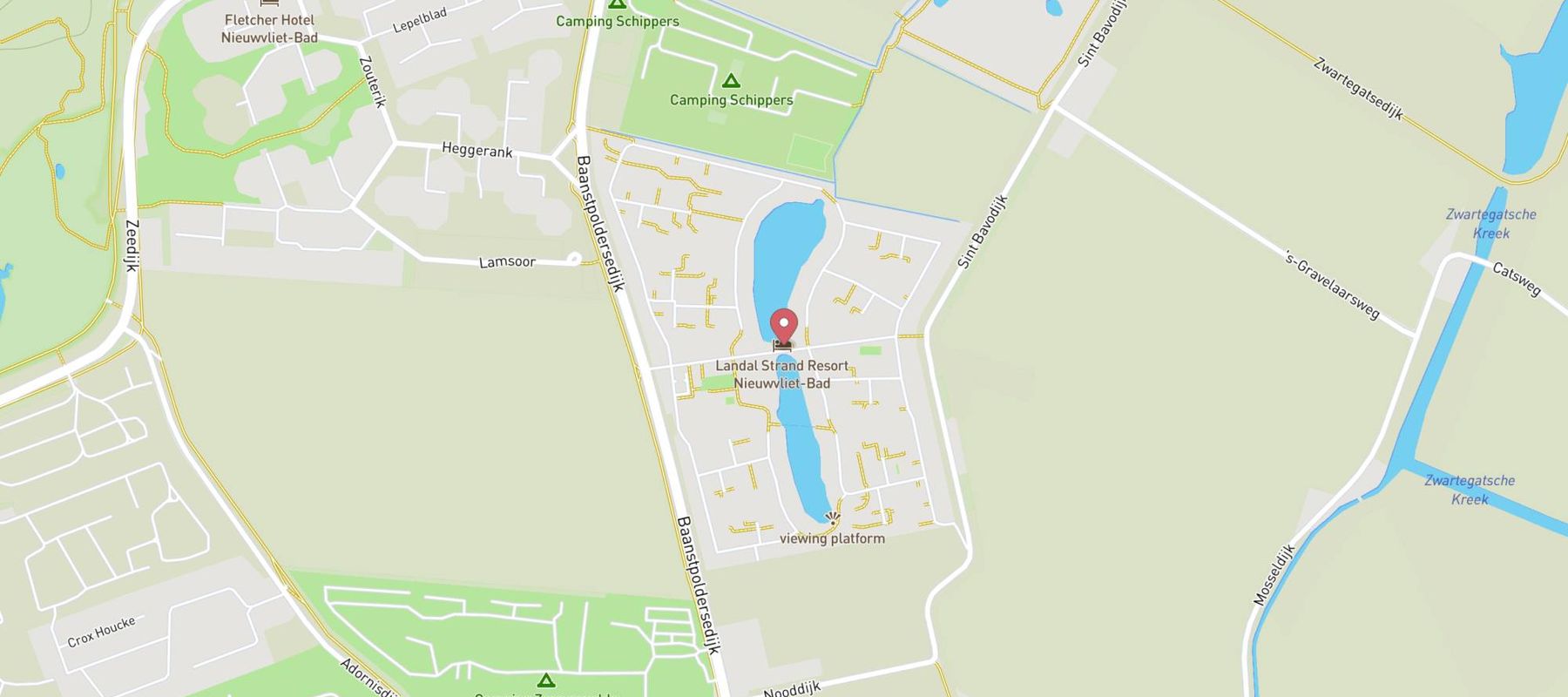 Dormio Strand Resort Nieuwvliet-Bad map