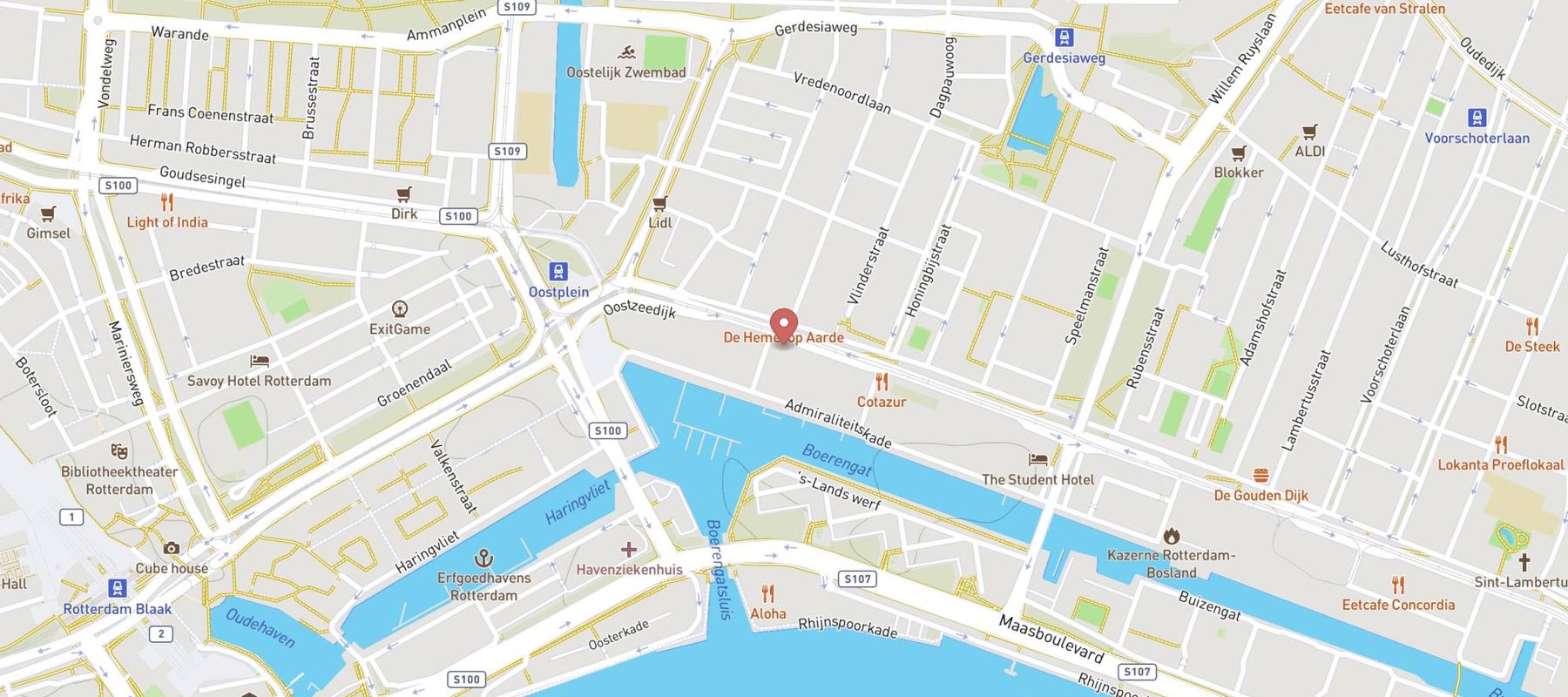 Kamera Express Rotterdam map