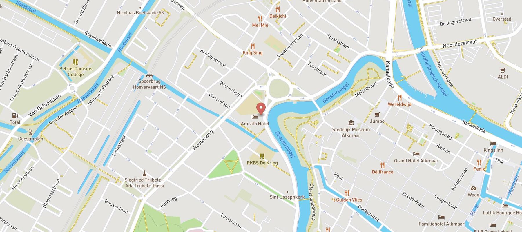 Amrâth Hotel Alkmaar map