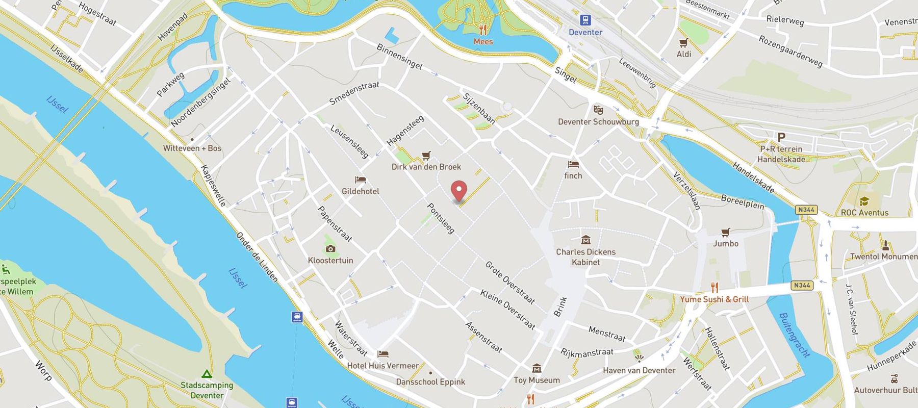 ANWB winkel Deventer map