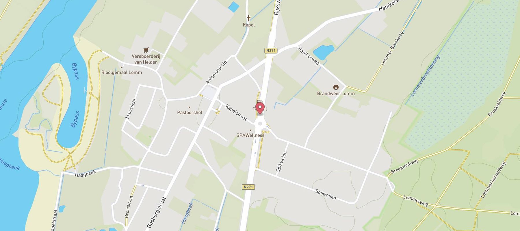 Tamoil Express Lomm map