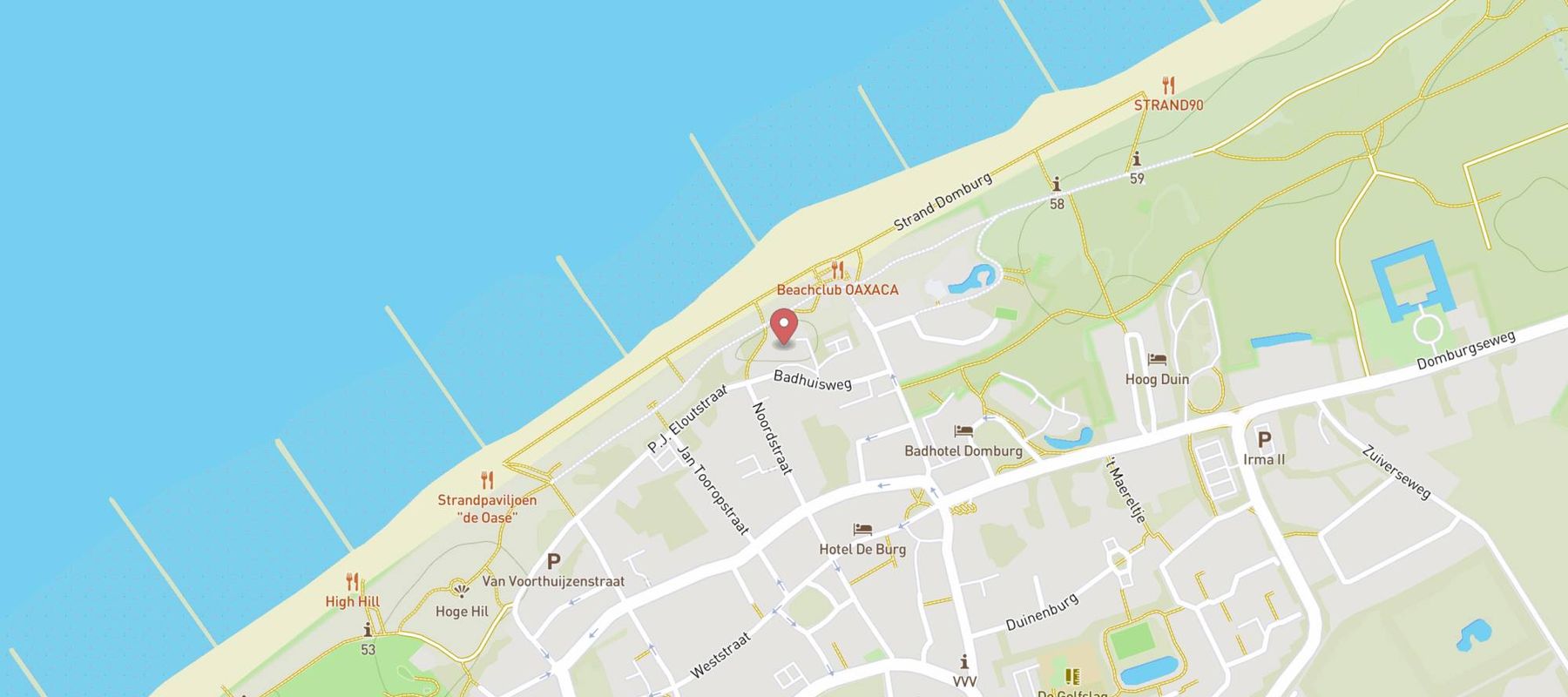 Restaurant Het Badpaviljoen map