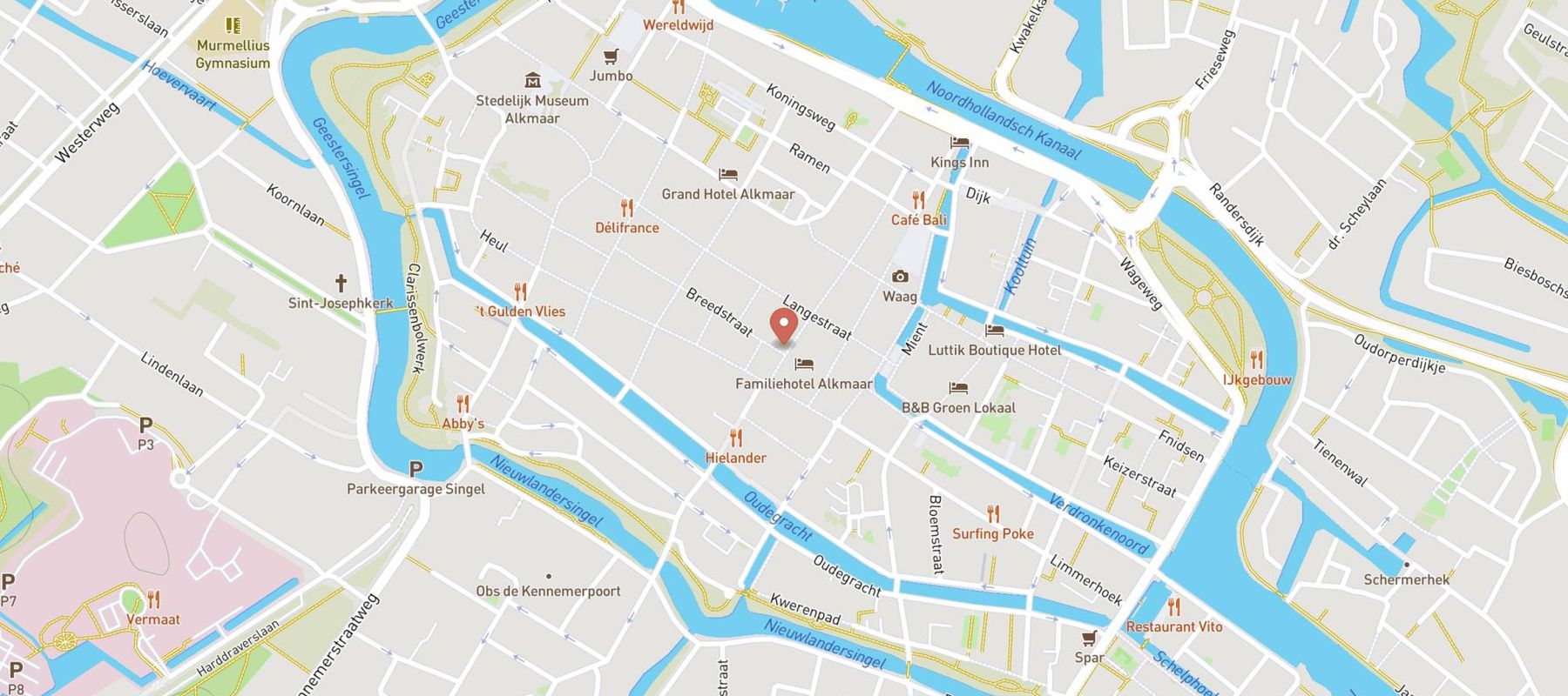 Bakker Bart Alkmaar Binnenstad map